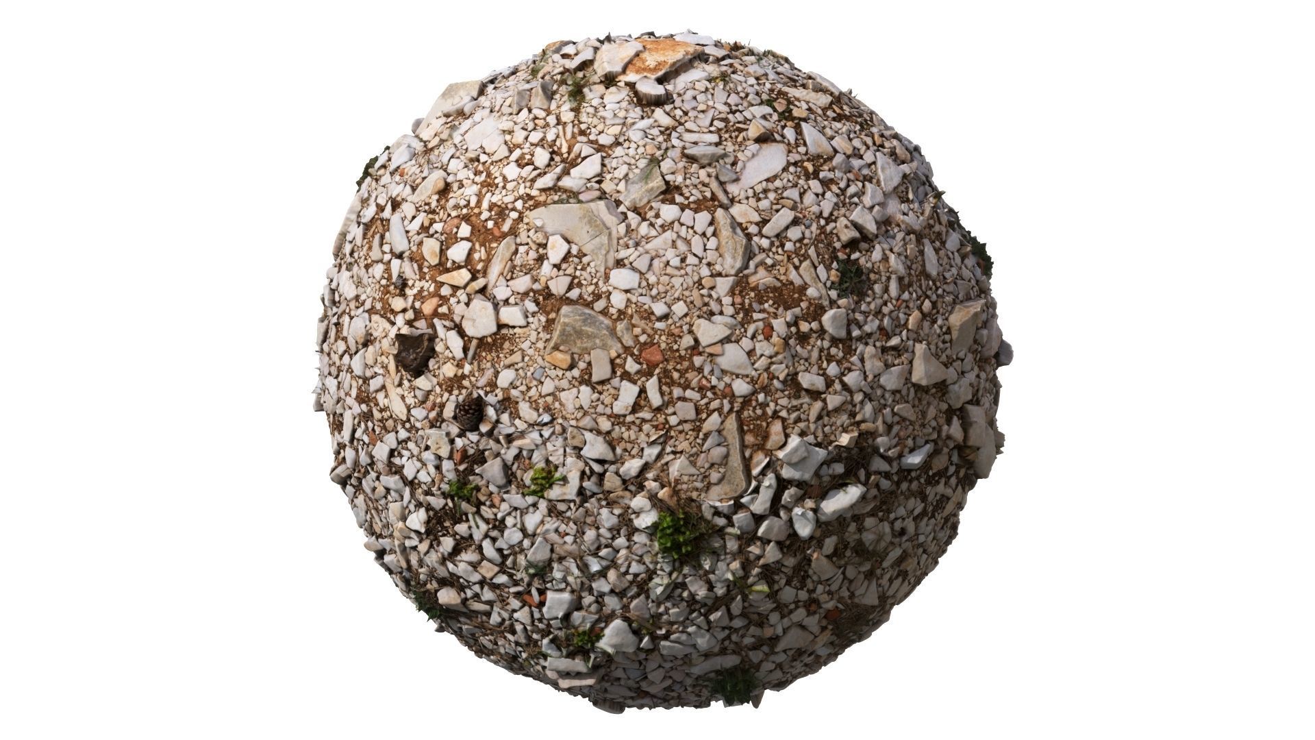 Natural crushed rocks ground seamless texture Texture_2
