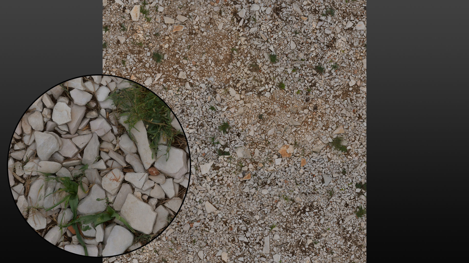 Natural crushed rocks ground seamless texture Texture_5