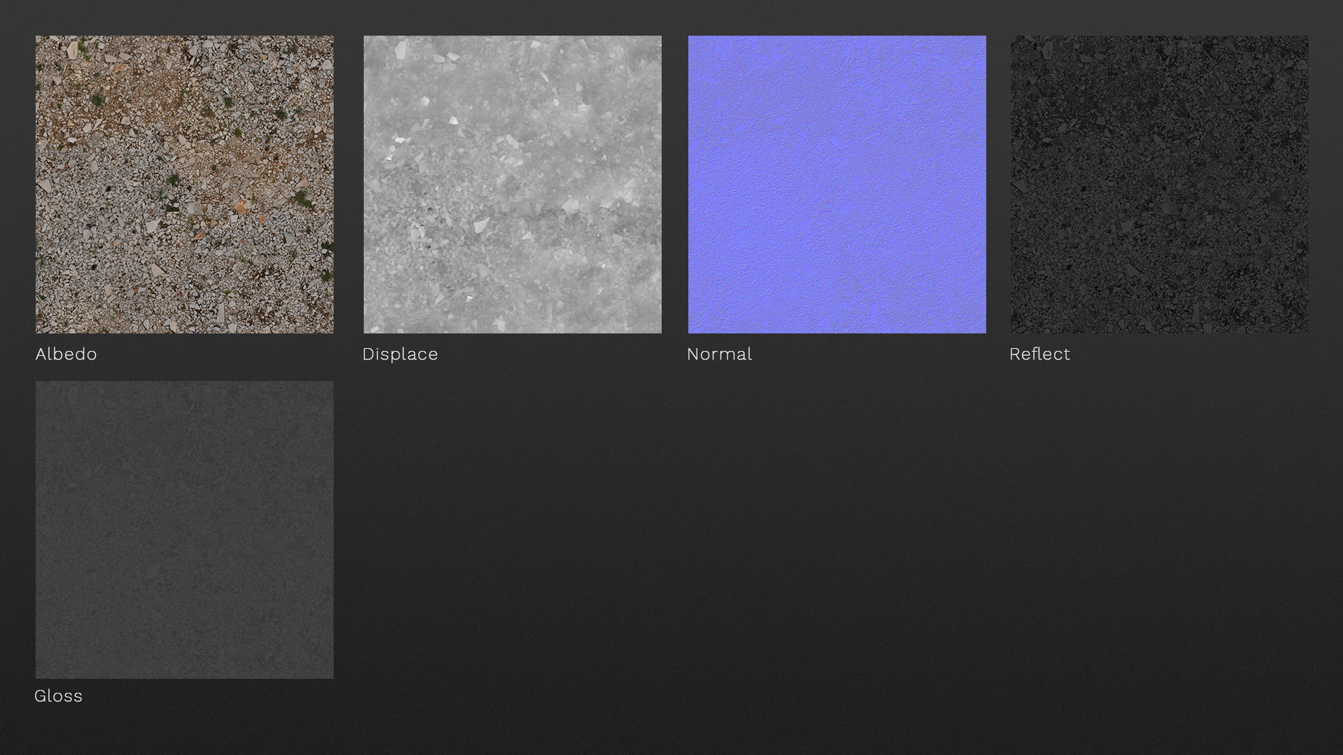 Natural crushed rocks ground seamless texture Texture_4