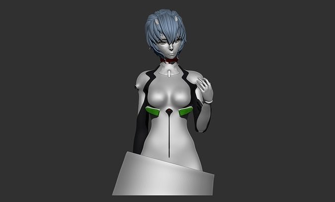 Rei Ayanami-Evangelion 3D print model