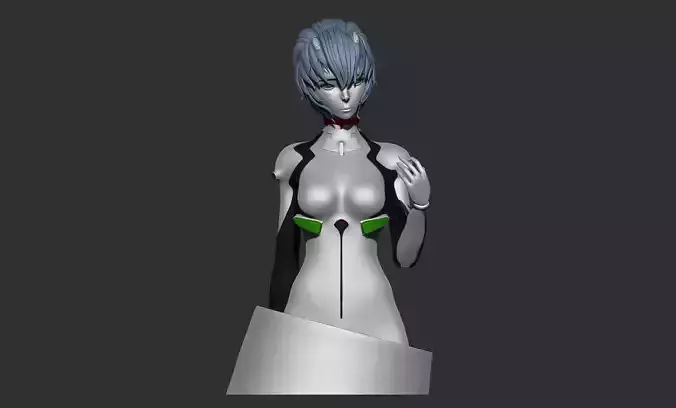 Rei Ayanami-Evangelion 3D print model