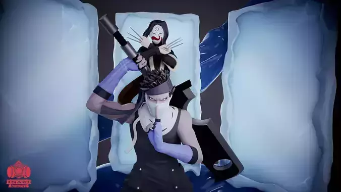 Zabuza and Haku 3D print model
