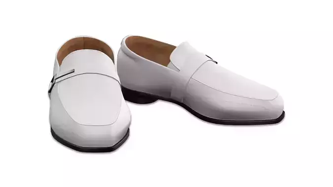 Mens White Formal Shoes
