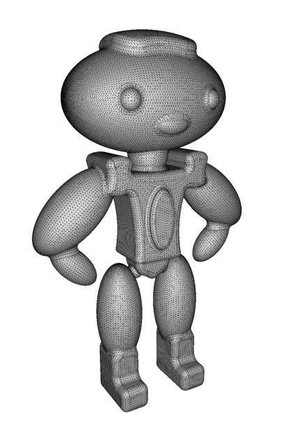 Classic Robot Toy 3D print model_3