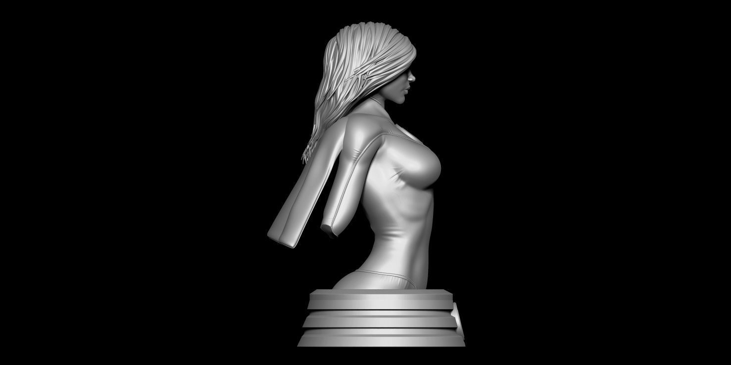 Fanart ATOM EVE - Bust  3D print model_5