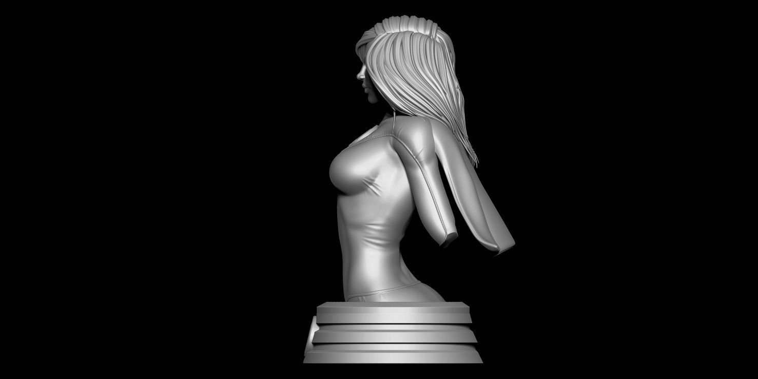 Fanart ATOM EVE - Bust  3D print model_3