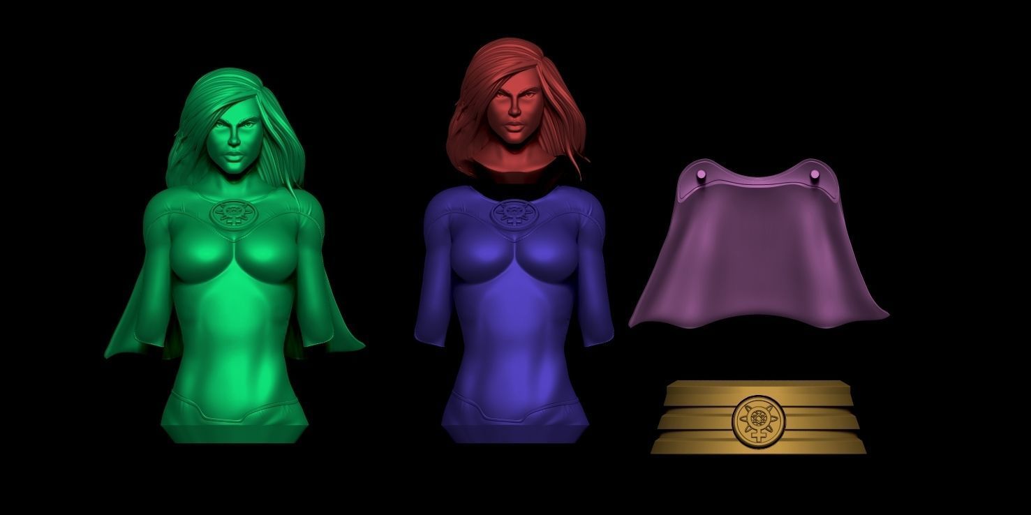 Fanart ATOM EVE - Bust  3D print model_8