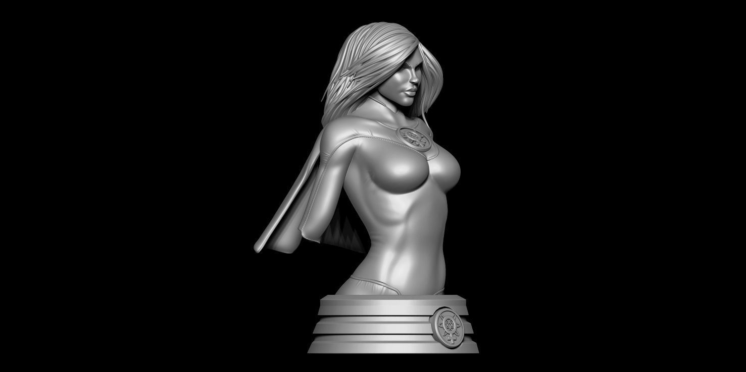 Fanart ATOM EVE - Bust  3D print model_6