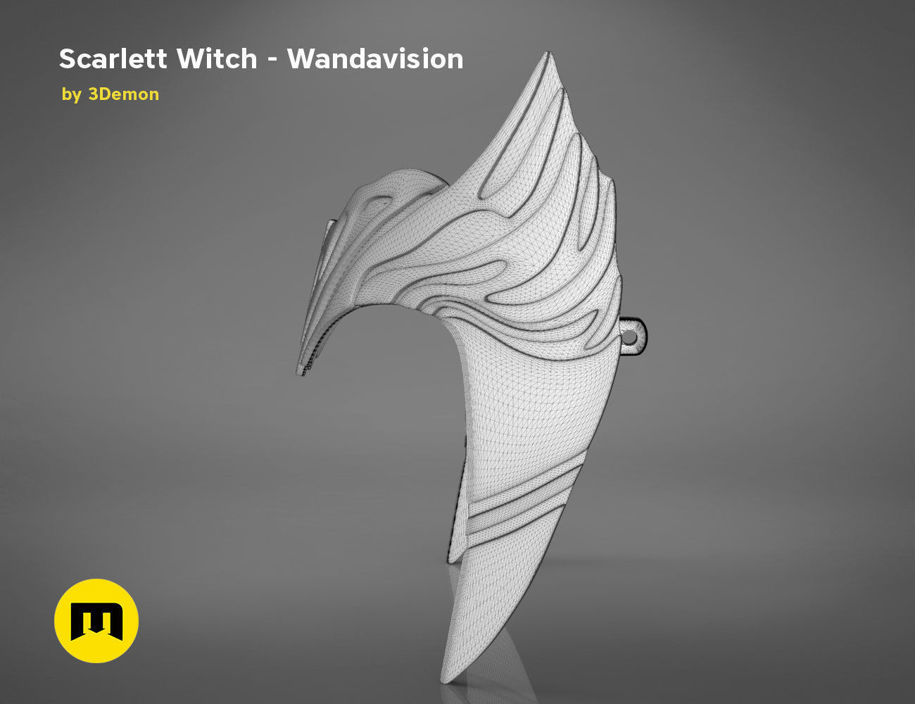 Scarlet Witch Headpiece 3D print model_15