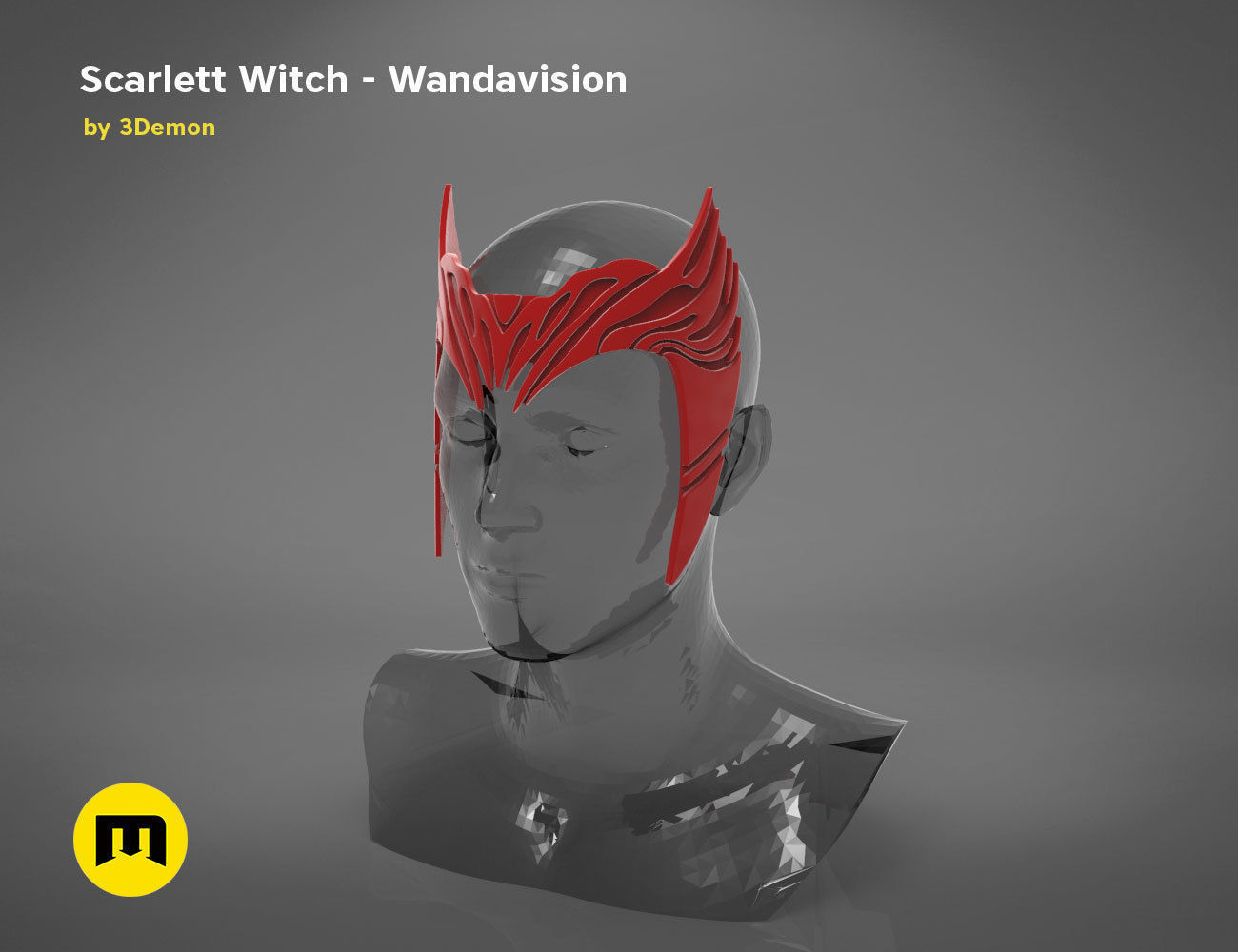 Scarlet Witch Headpiece 3D print model_18