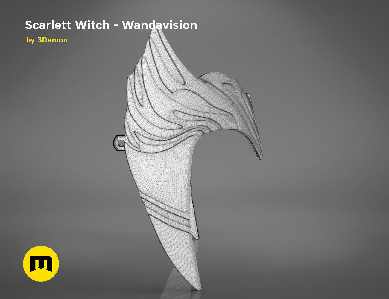 Scarlet Witch Headpiece 3D print model_13