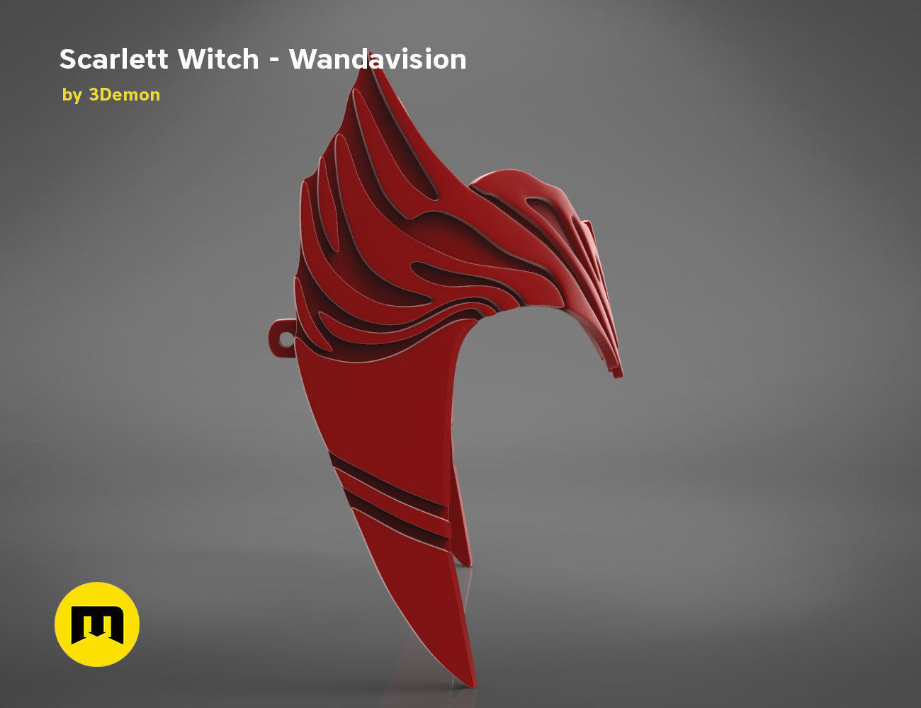 Scarlet Witch Headpiece 3D print model_4