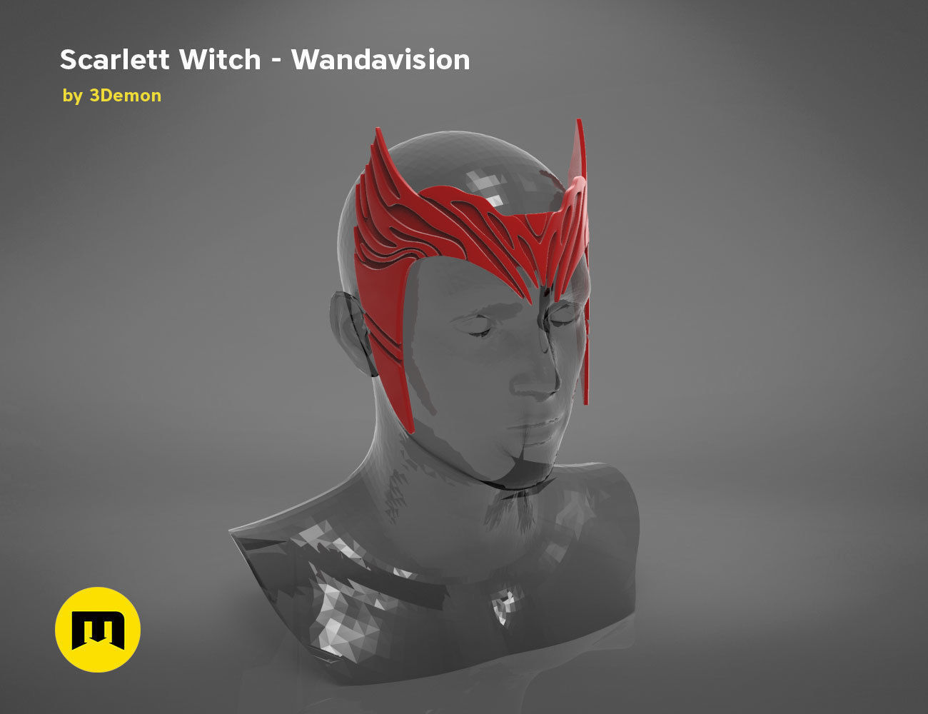 Scarlet Witch Headpiece 3D print model_20