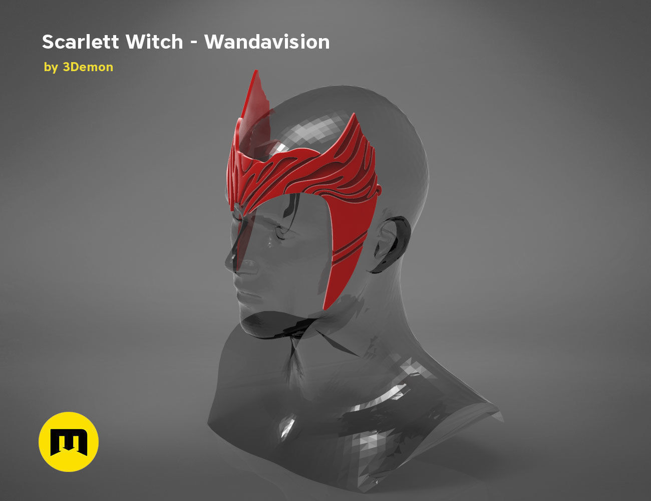 Scarlet Witch Headpiece 3D print model_19