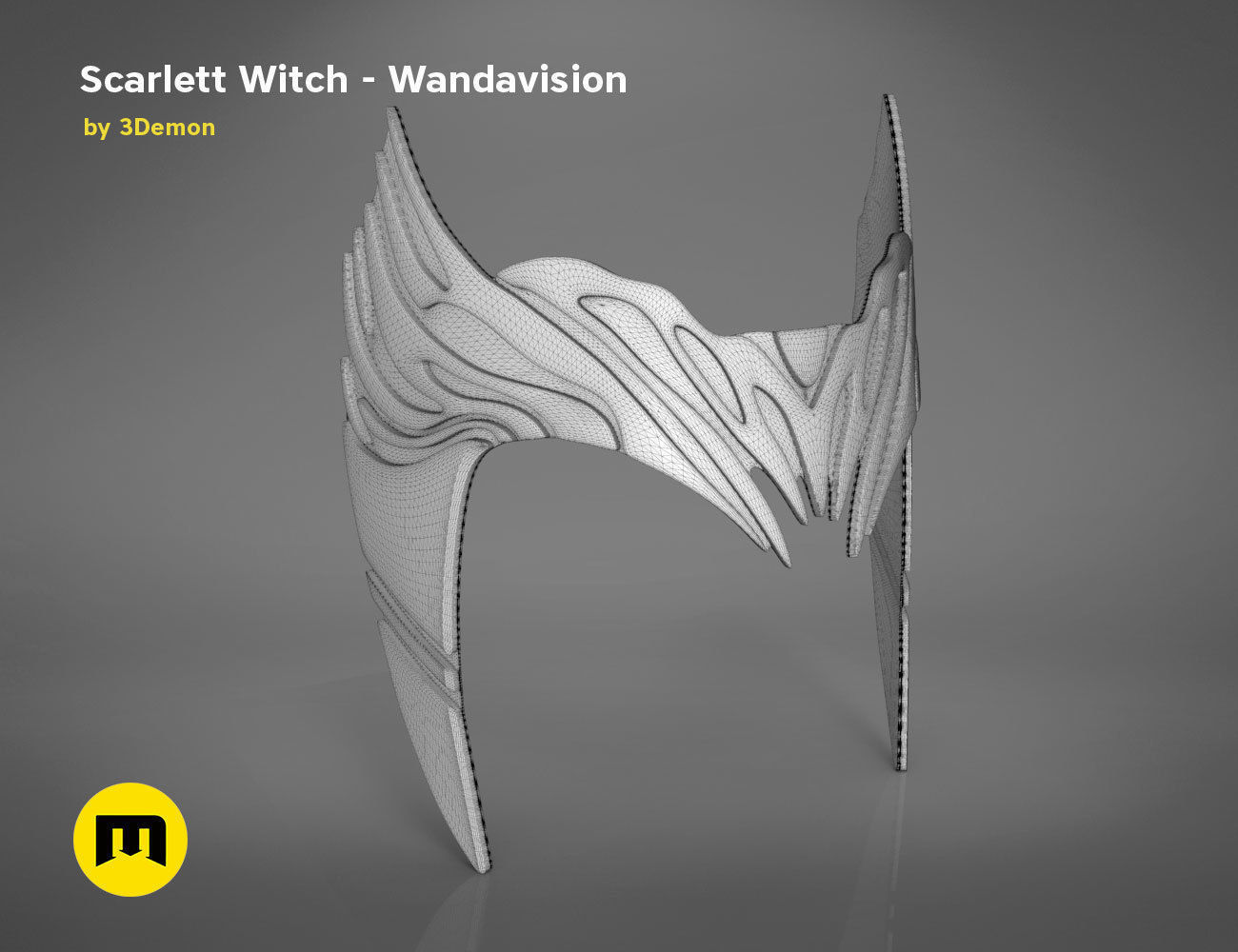 Scarlet Witch Headpiece 3D print model_14