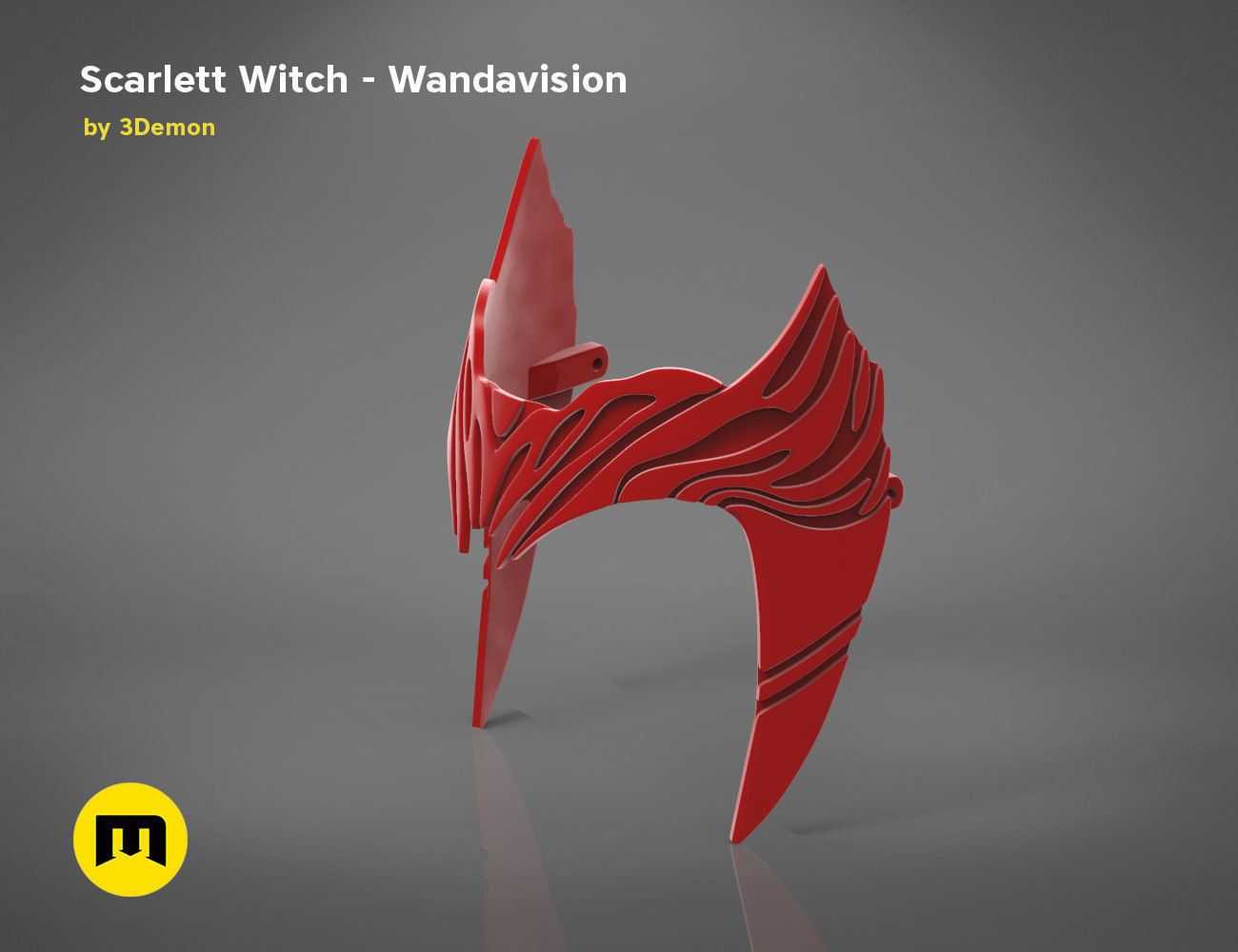 Scarlet Witch Headpiece 3D print model_3