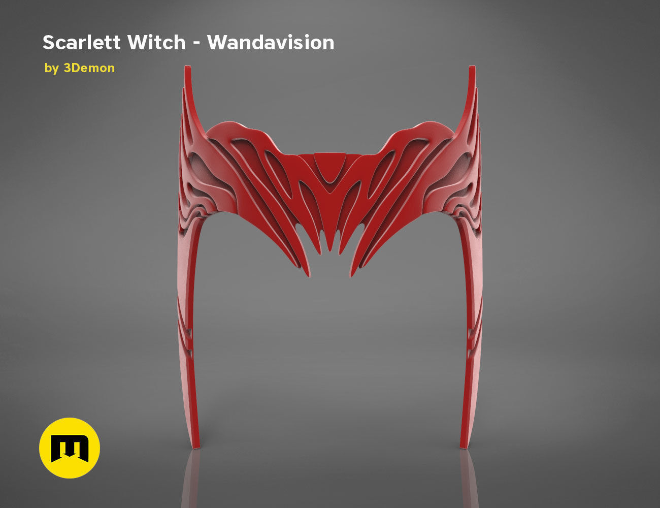 Scarlet Witch Headpiece 3D print model_2
