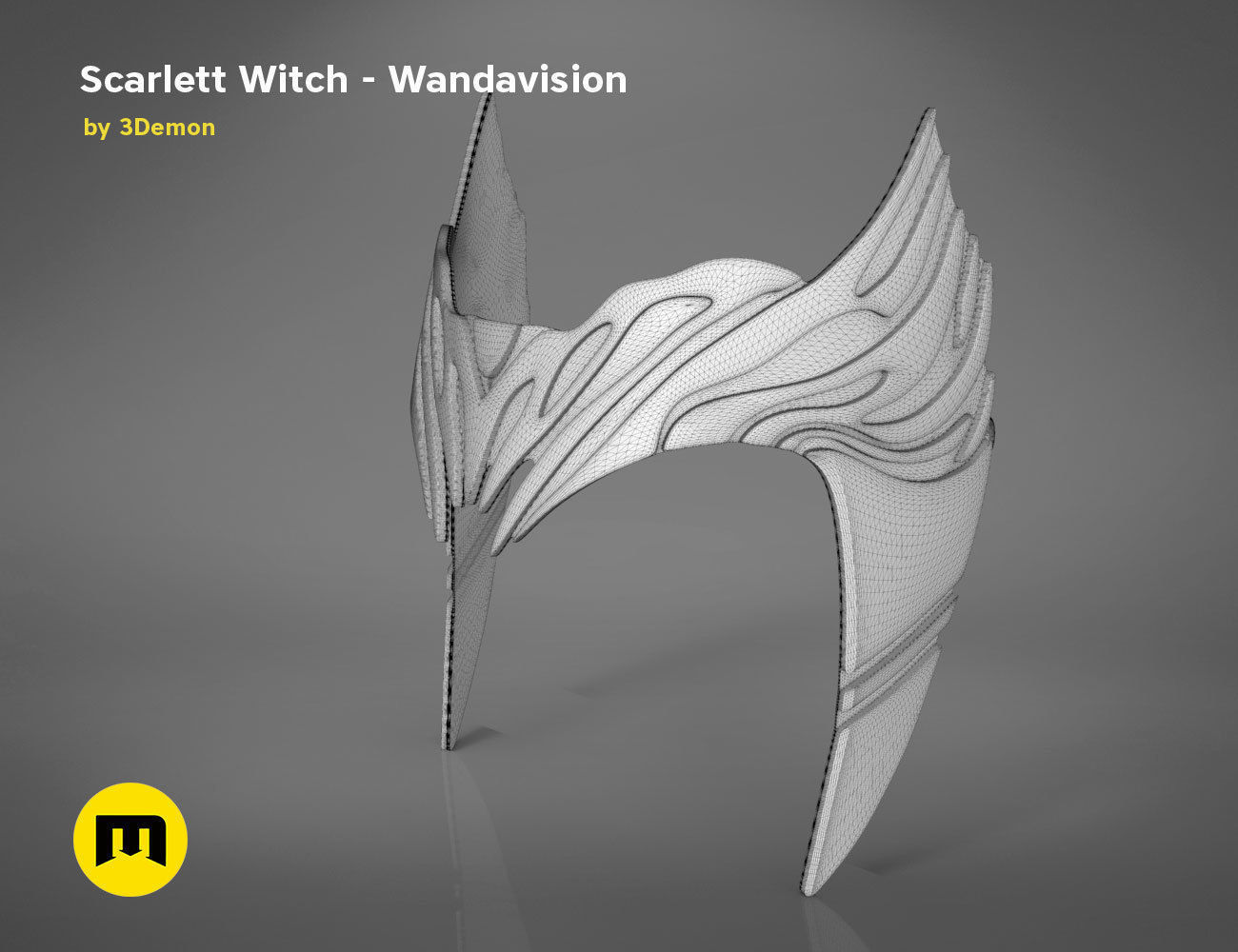 Scarlet Witch Headpiece 3D print model_8