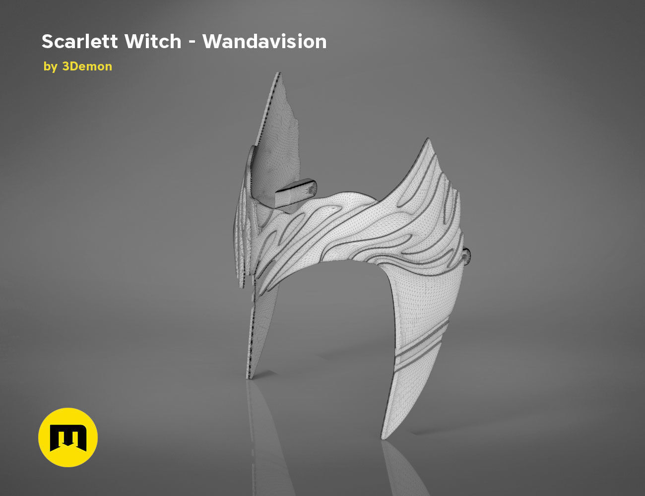 Scarlet Witch Headpiece 3D print model_12