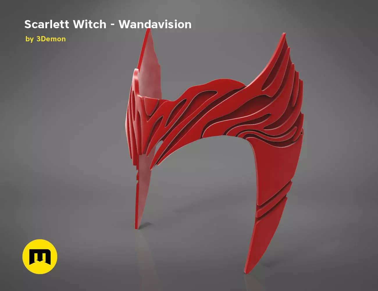 Scarlet Witch Headpiece 3D print model_0