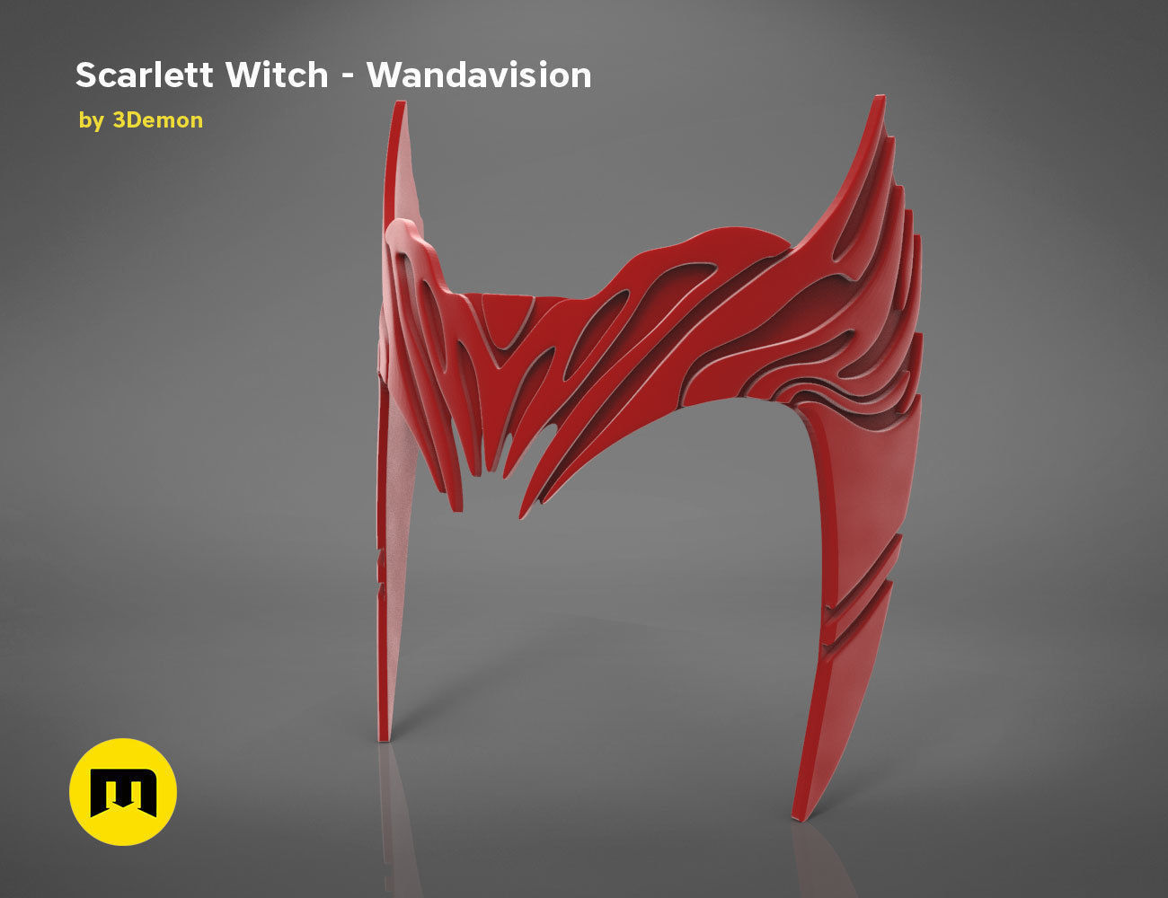 Scarlet Witch Headpiece 3D print model_1