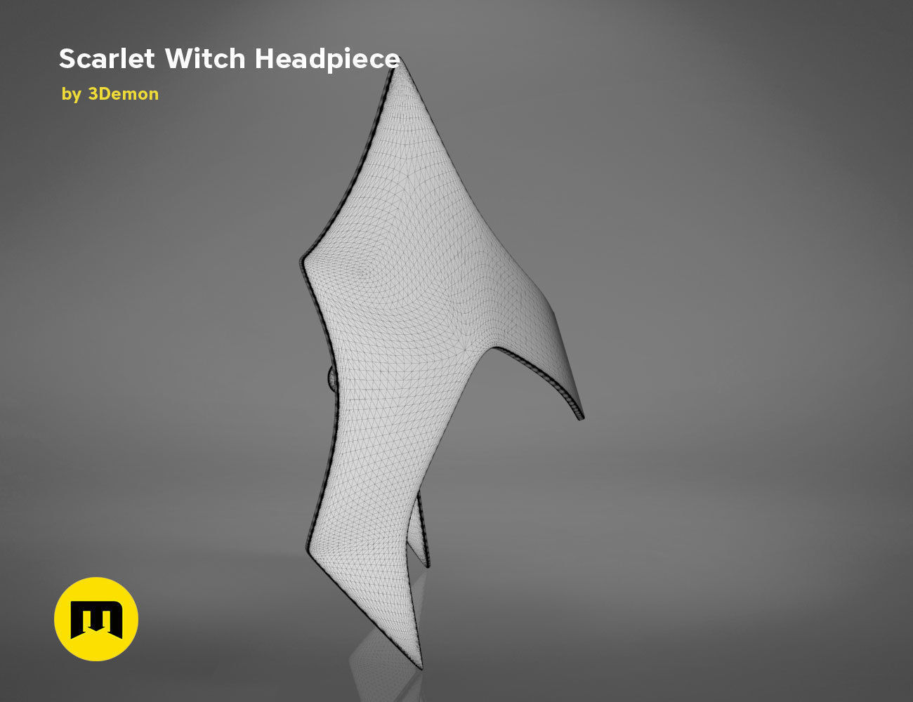 Scarlet Witch Halloween Headpiece 3D print model_18
