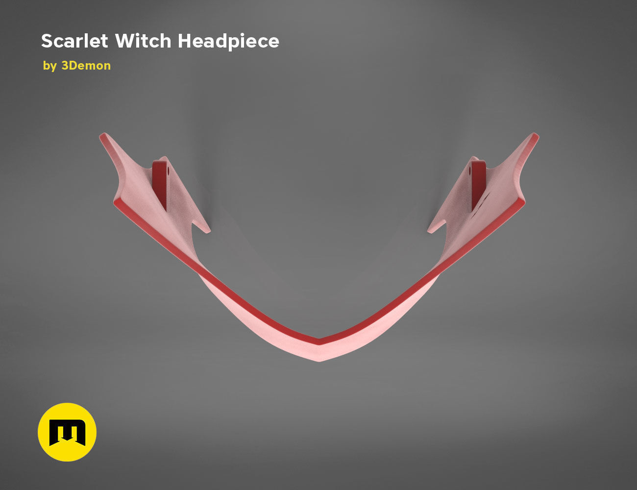 Scarlet Witch Halloween Headpiece 3D print model_8