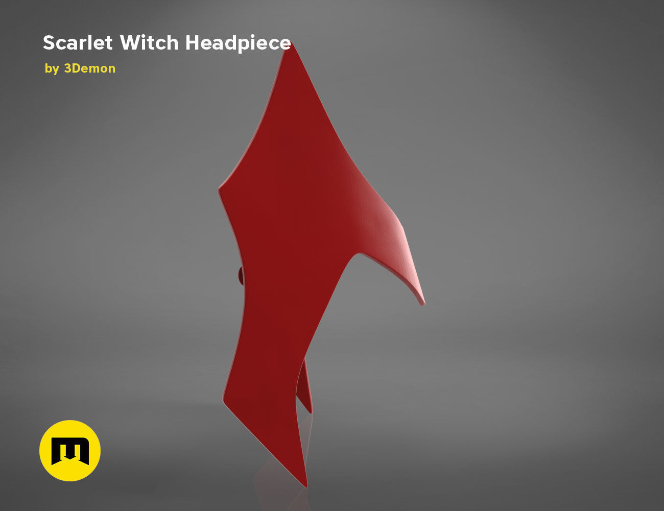 Scarlet Witch Halloween Headpiece 3D print model_5