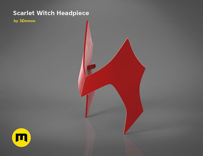 Scarlet Witch Halloween Headpiece 3D print model