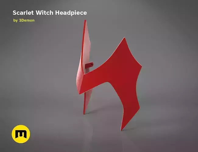 Scarlet Witch Halloween Headpiece 3D print model