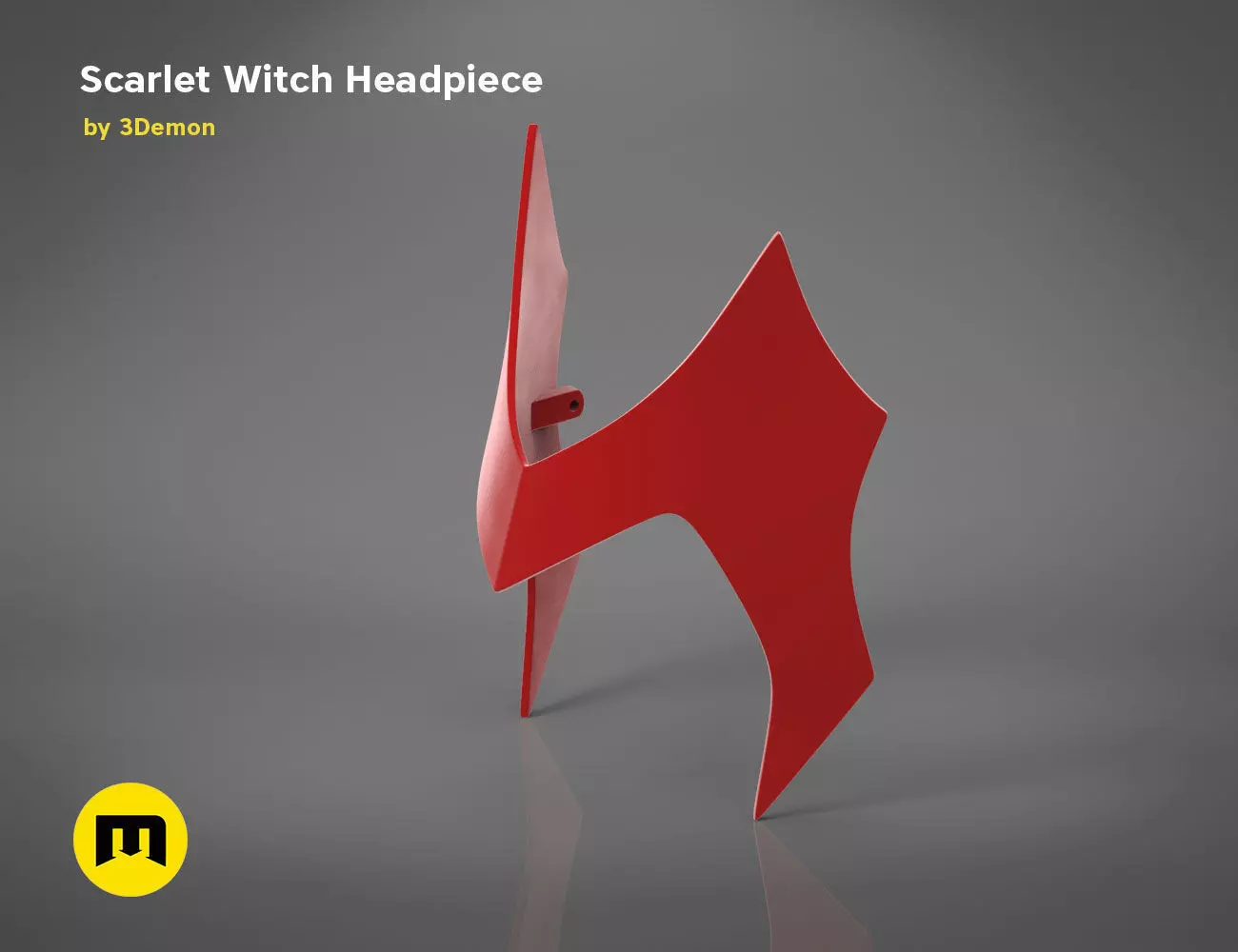Scarlet Witch Halloween Headpiece 3D print model_0