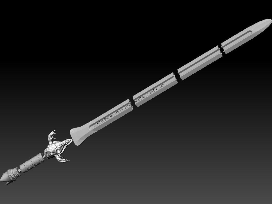 Conan Sword - Real Size - Conan The Barbarian 3D print model_13