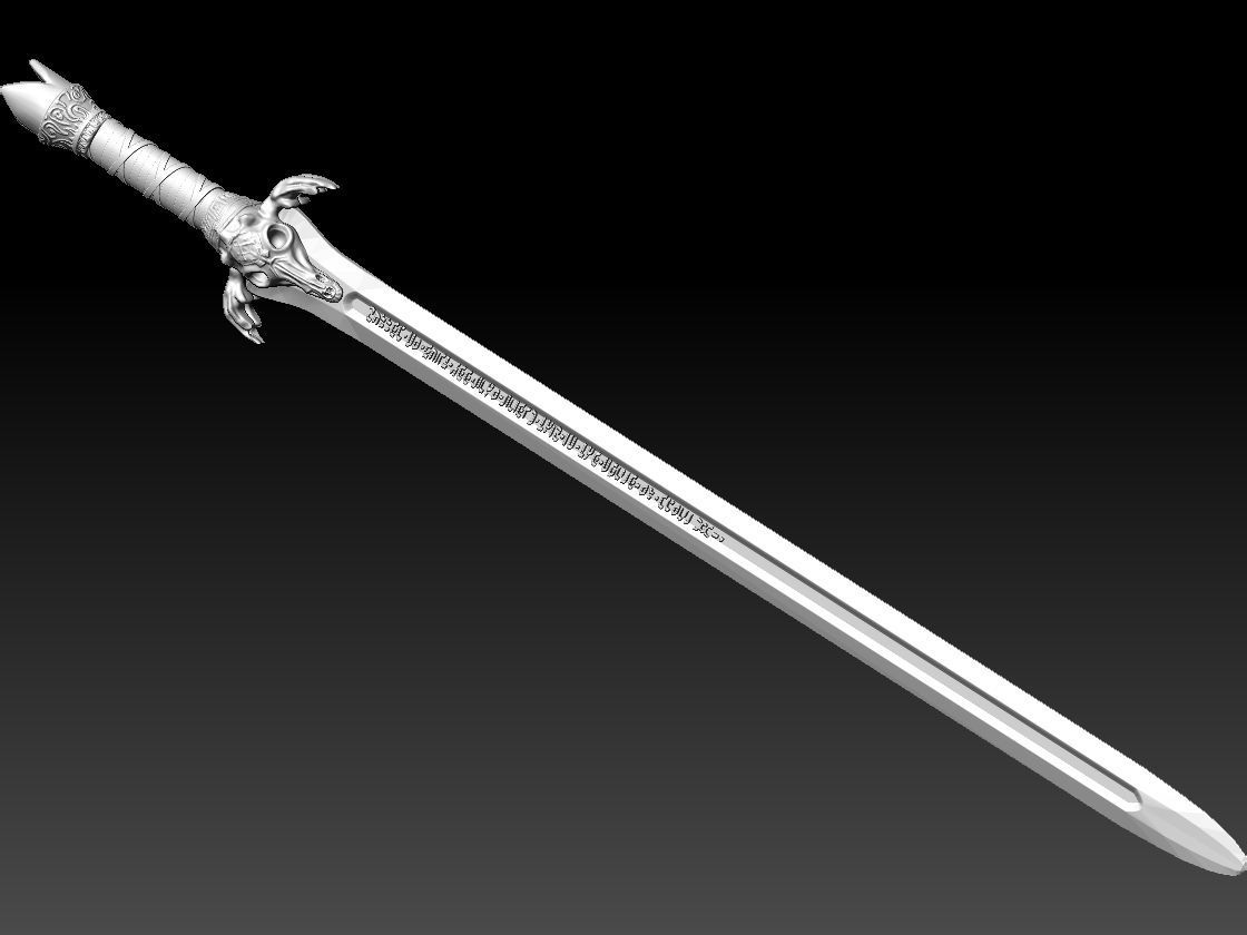 Conan Sword - Real Size - Conan The Barbarian 3D print model_5