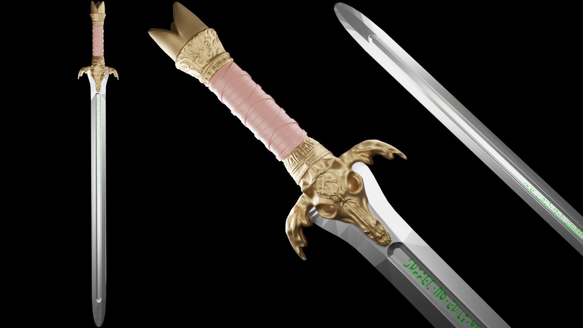 Conan Sword - Real Size - Conan The Barbarian 3D print model_1