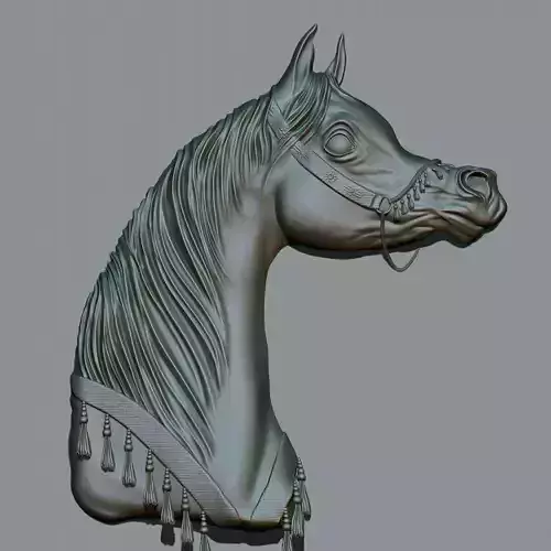 Horse portrait for jewellery