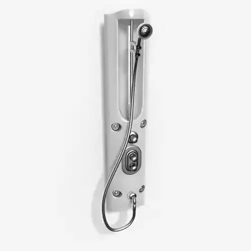 Wall Mounted Hand Held Detachable Shower Head 3D model