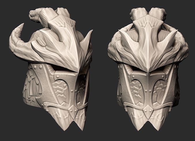 Dragon Helmet 3D print model
