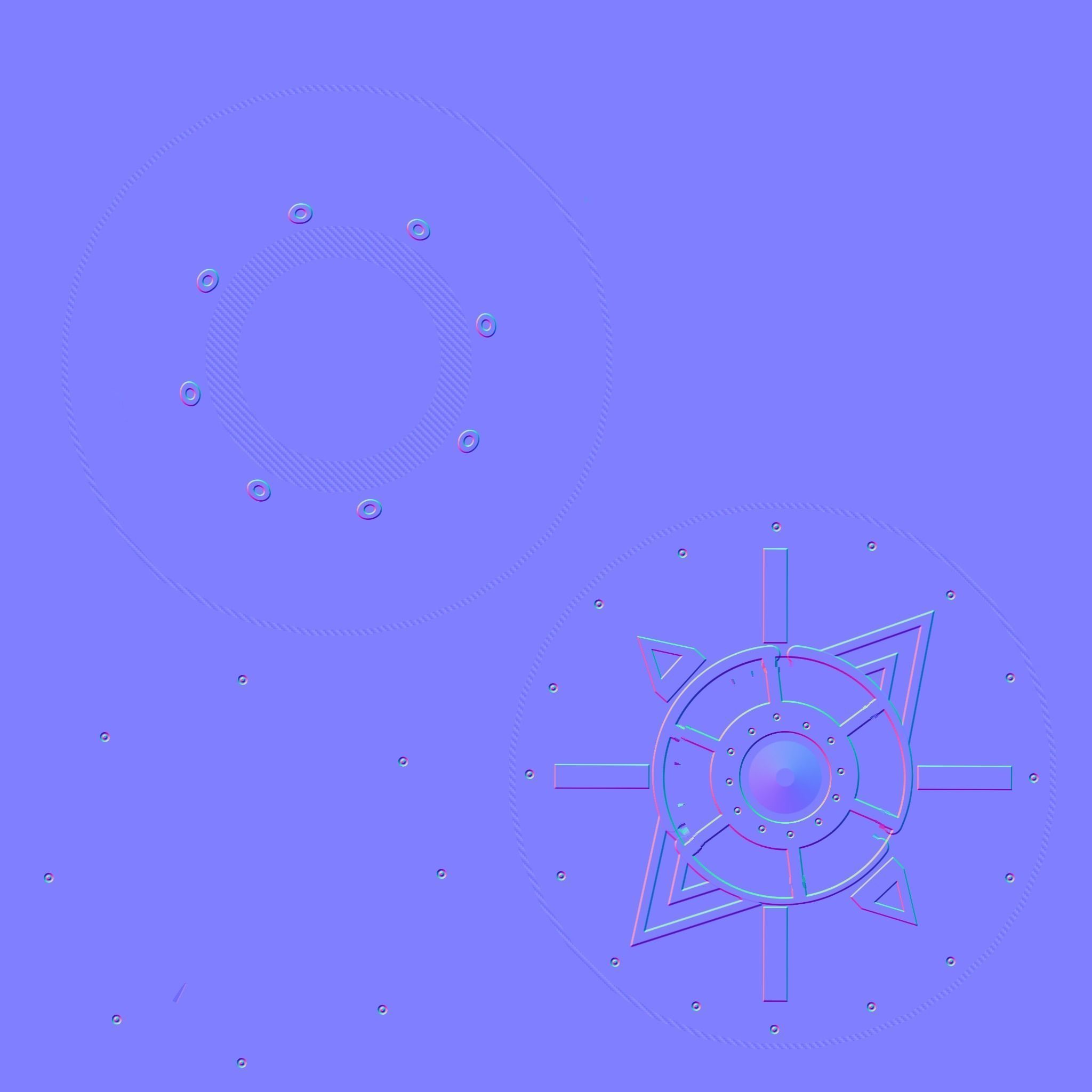 Spaceship UFO A1 - Green - Alien SciFi Vehicle Low-poly 3D model_20