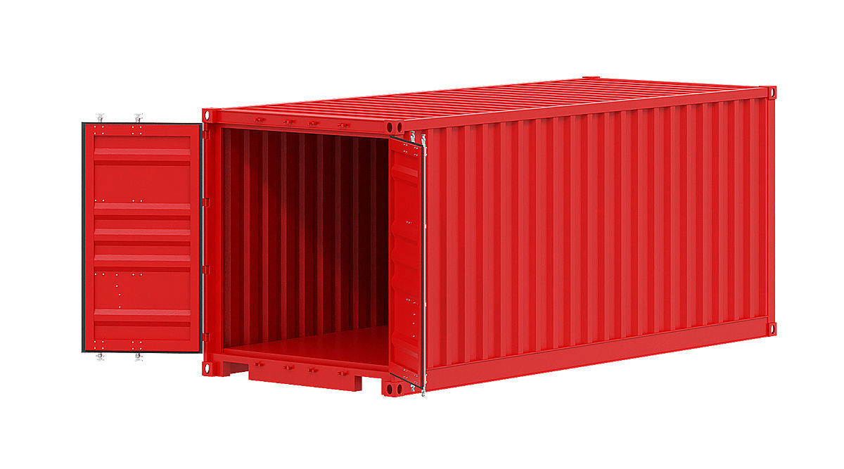 Shipping Container BLENDER 3D Model Cycles 3D model_3