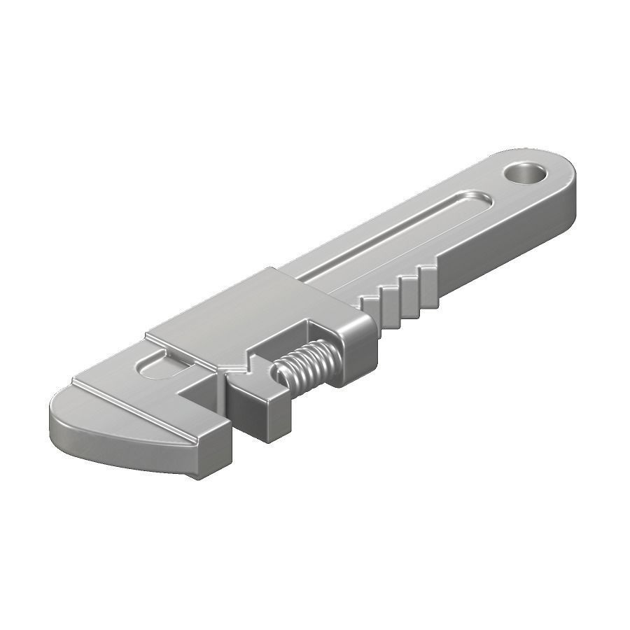 Monkey Wrench Toy 3D print model_1