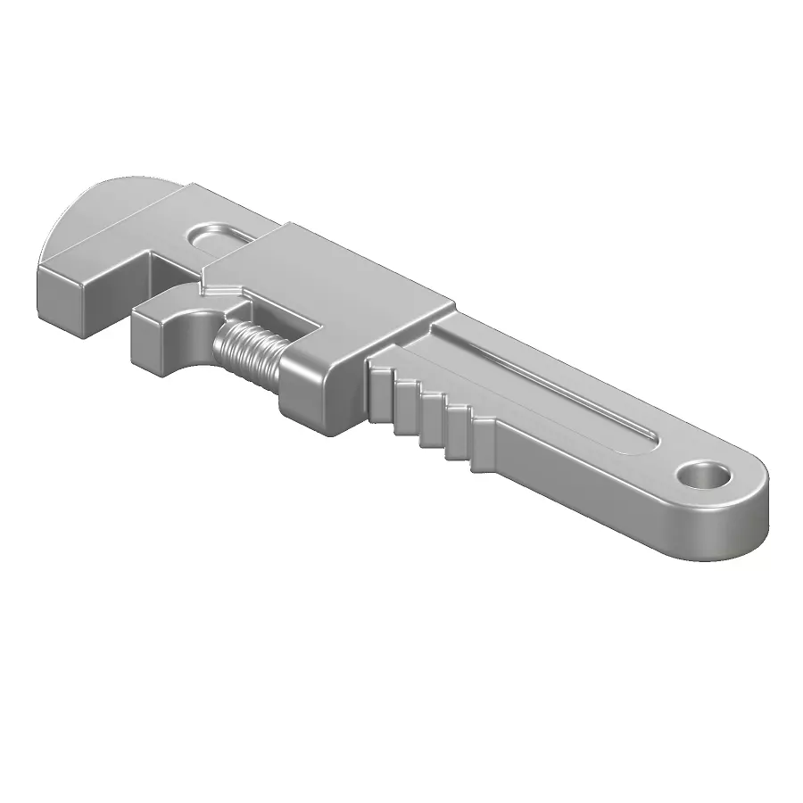 Monkey Wrench Toy 3D print model_0
