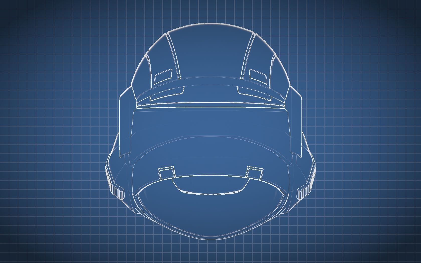 Halo ODST Helmet 3D print model_23