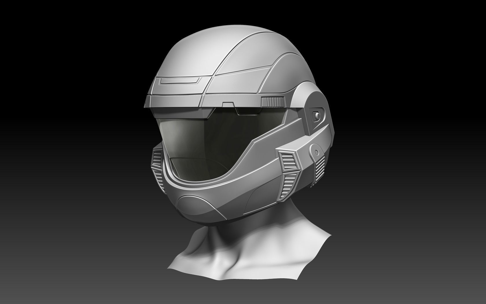 Halo ODST Helmet 3D print model_9