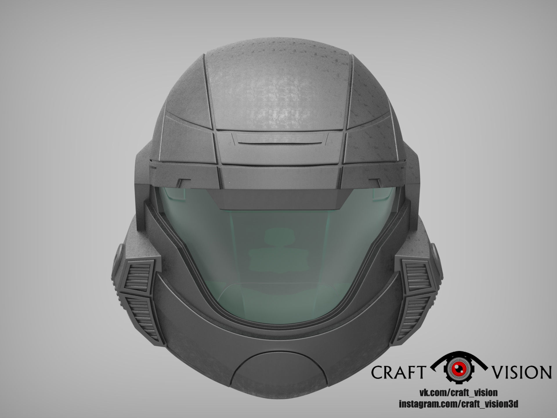 Halo ODST Helmet 3D print model_3