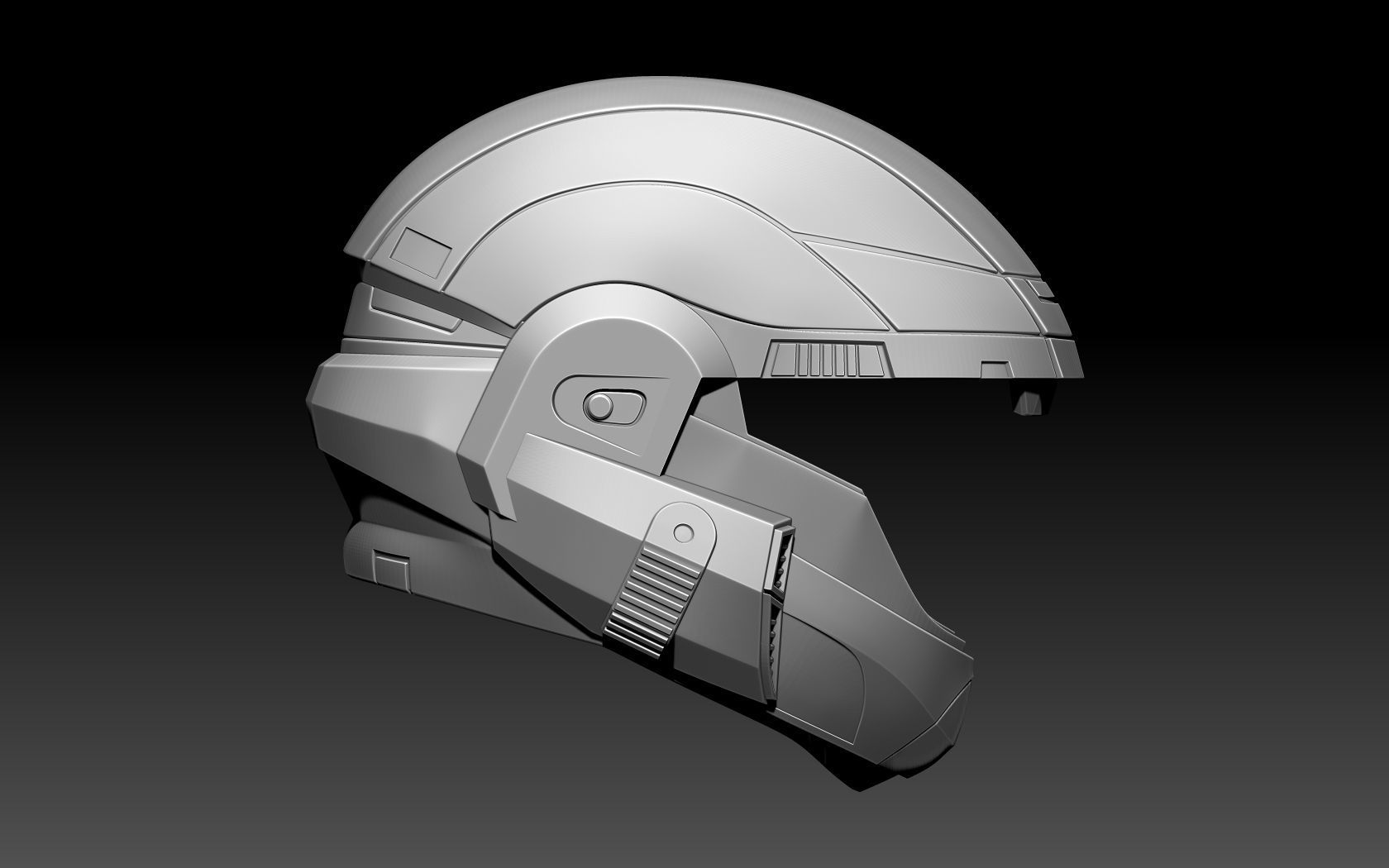 Halo ODST Helmet 3D print model_16