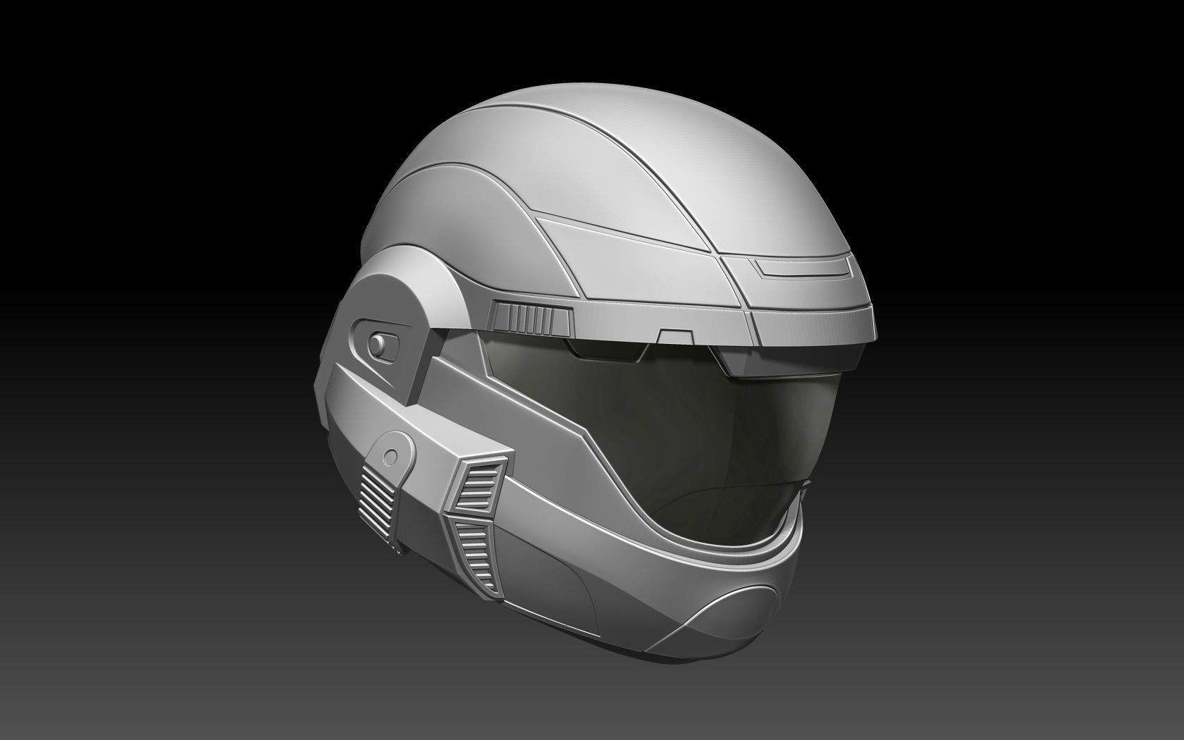 Halo ODST Helmet 3D print model_25