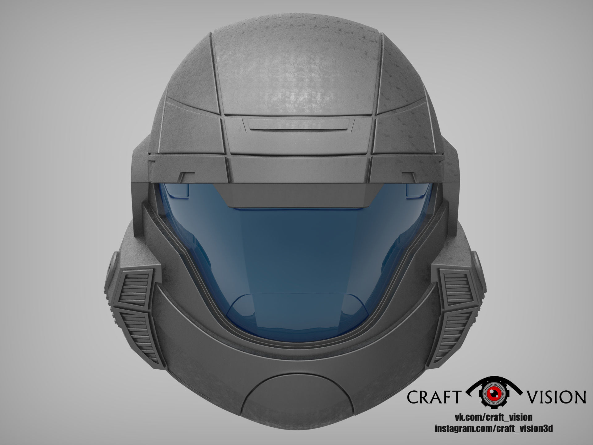 Halo ODST Helmet 3D print model_7