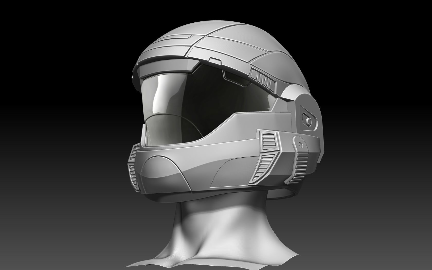Halo ODST Helmet 3D print model_13