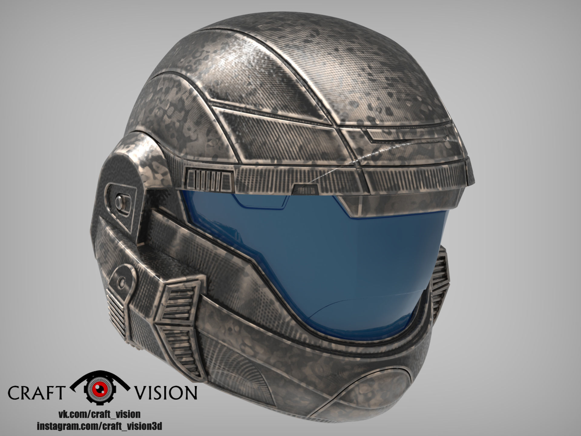 Halo ODST Helmet 3D print model_2