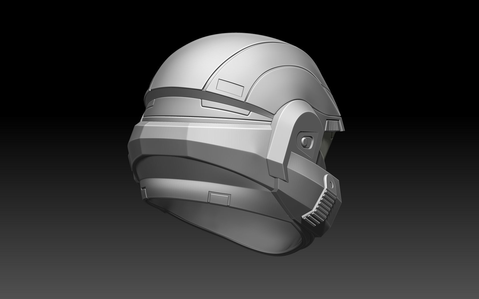 Halo ODST Helmet 3D print model_27